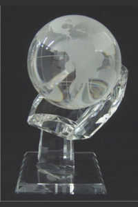 Decoração - Globo Cristal