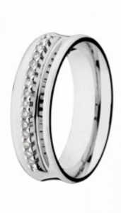 Aliança Ouro Branco - Ref. 7602031